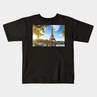 Eiffel tower Paris France Kids T-Shirt